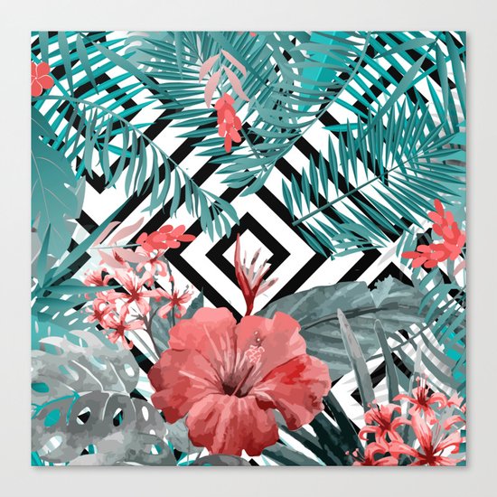 TROPICAL PATTERN Canvas Print