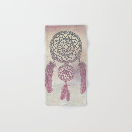 Double Dream Catcher (Rose) Hand & Bath Towel