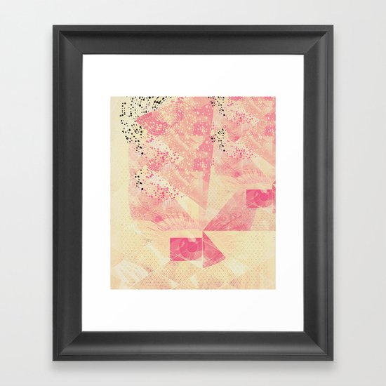 peaceful slavery or dangerously freedom Framed Art Print