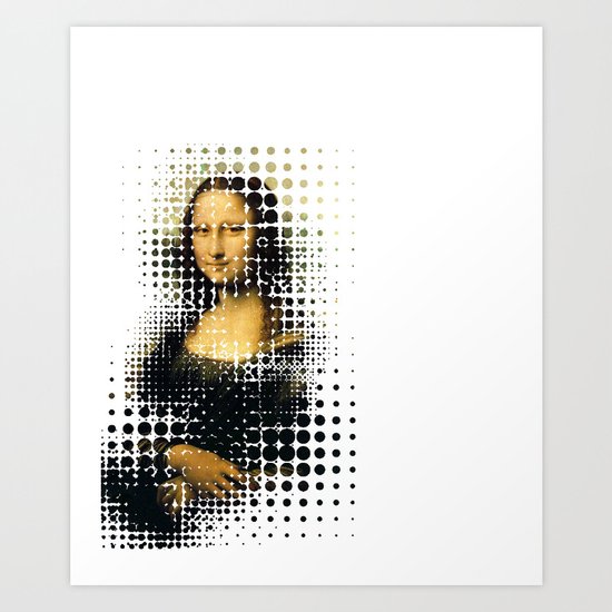 Modern Mona Art Print