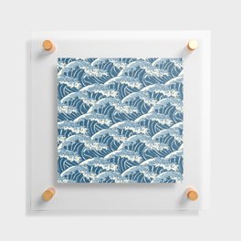 Sea Waves Pattern For Deco In The Apartment Floating Acrylic Print