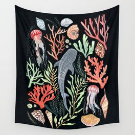 Whale shark Wall Tapestry