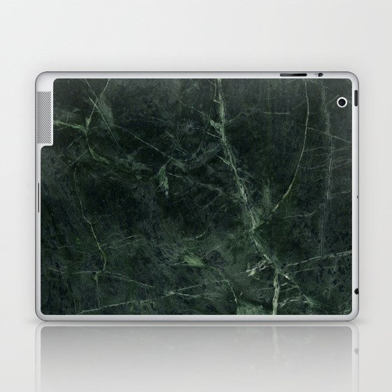 Dark Green Marble Texture Stone Laptop & iPad Skin