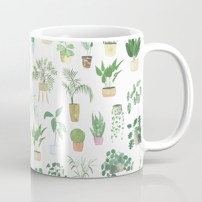 Watercolor Plantitas Coffee Mug