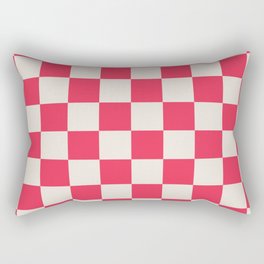 Cherry Check Rectangular Pillow