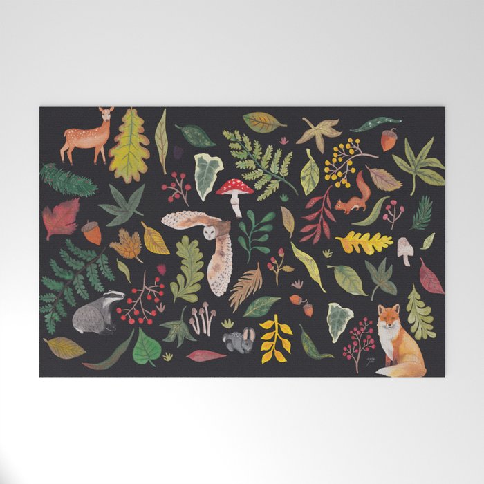 Woodland Welcome Mat