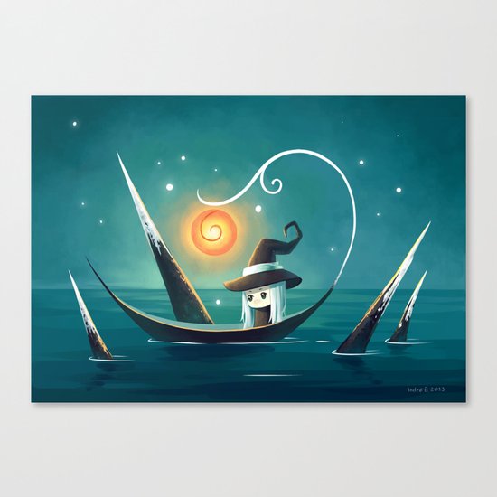 Little Witch 3 Canvas Print