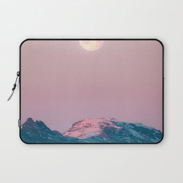 Moon and the Mountains – Landscape Photography Laptop Sleeve