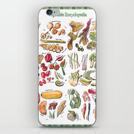 Vegetable Encyclopedia iPhone Skin
