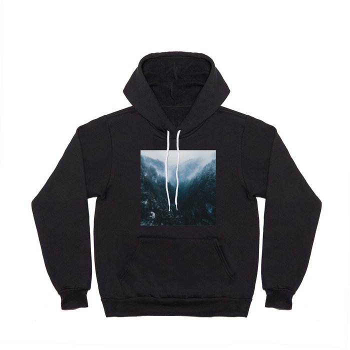 Foggy Forest Mountain Valley - Landscape Photography Hoody