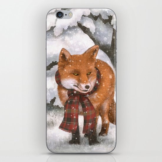 Winter Fox iPhone Skin