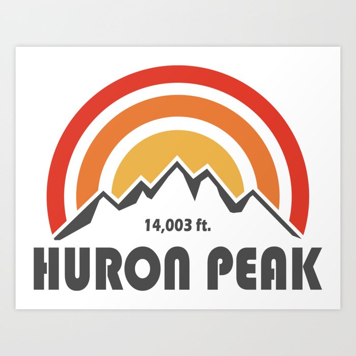 Huron Peak Colorado Art Print