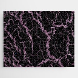 Cracked Space Lava - Glitter Pink Jigsaw Puzzle