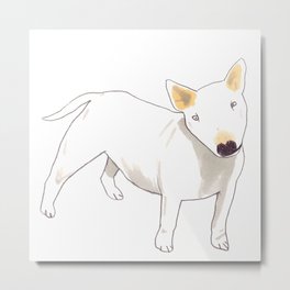 Bull Terrier Metal Print