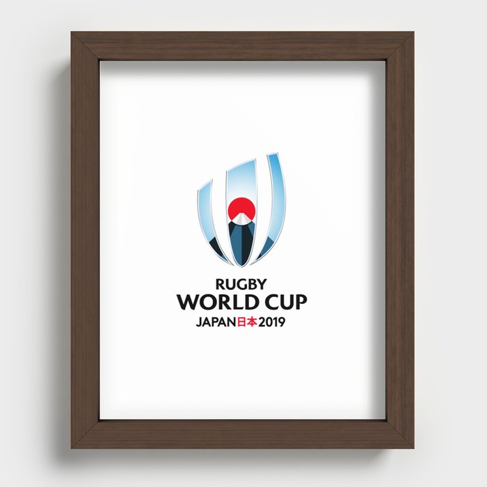 Rugby Recessed Framed Print