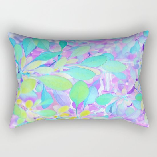 Flower | Flowers | Leaves | Faerie Spring Rectangular Pillow