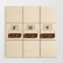 Brownie Points Wood Wall Art