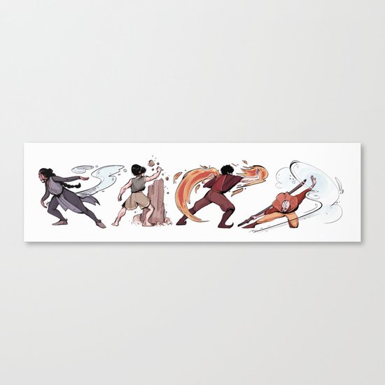 Avatar Elements Canvas Print