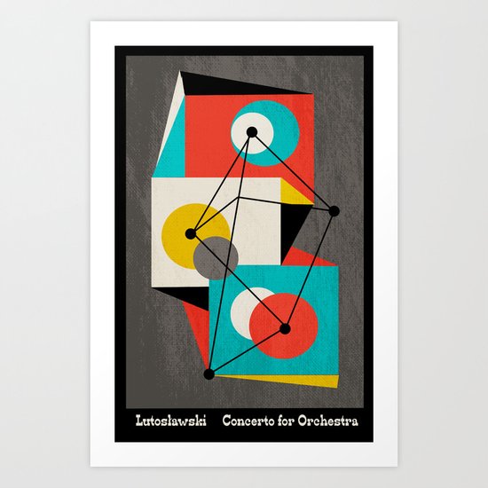 Lutoslawski Concerto for Orchestra Art Print