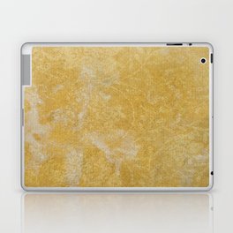 Yellow grunge Laptop Skin
