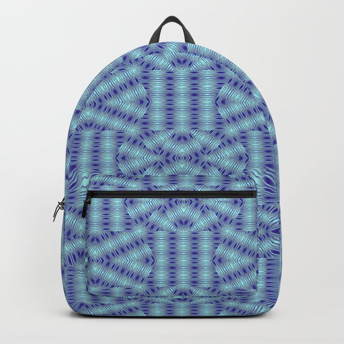 1907 Pattern by patterns bluish Backpack