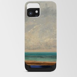 Calm Sea, 1866 by Gustave Courbet iPhone Card Case