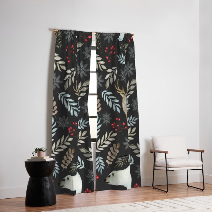 Winter Wonderland 5 Blackout Curtain By Julianarw Society6