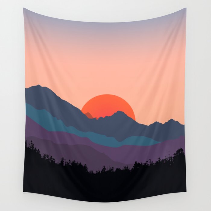 Society6 mountain tapestry outlet