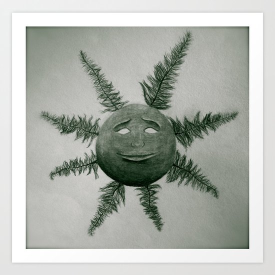 Feather Rays Art Print