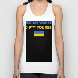 Russian warship go f yourself Unisex Tank Top