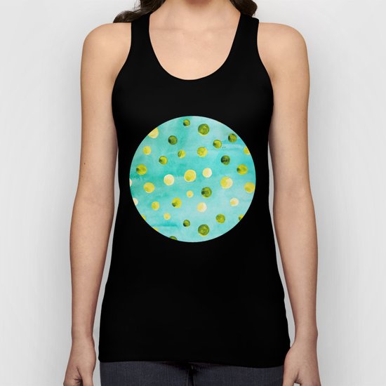 Polka Dot Pattern 07 Unisex Tank Top