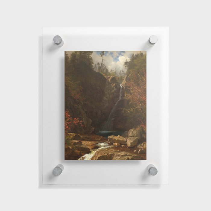 Glen Ellis Falls - Albert Bierstadt Floating Acrylic Print