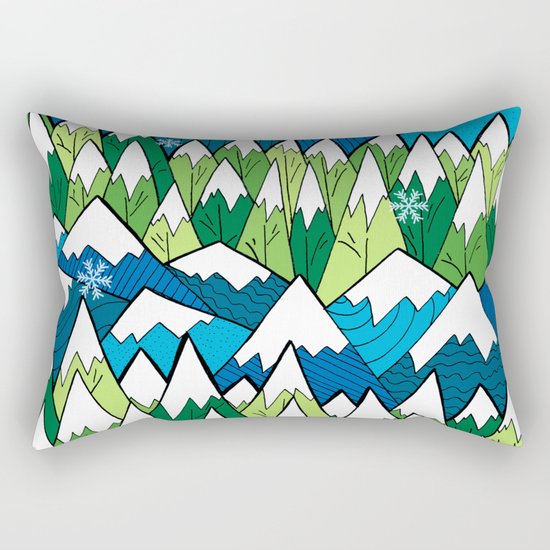 Winterscape Rectangular Pillow