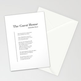The Guest House by Rumi Stationery Card