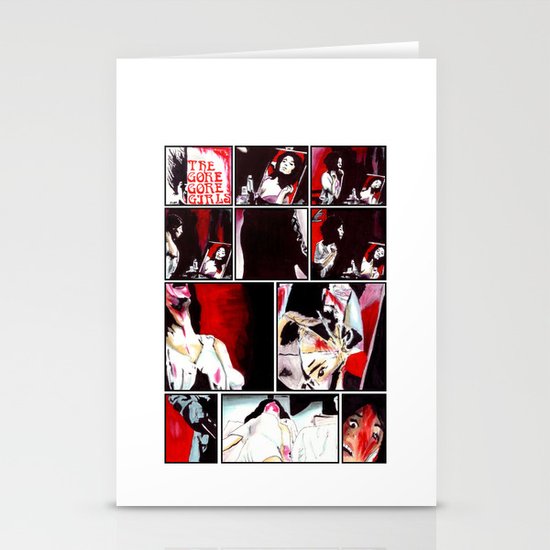 The Gore Gore Girls Stationery Cards