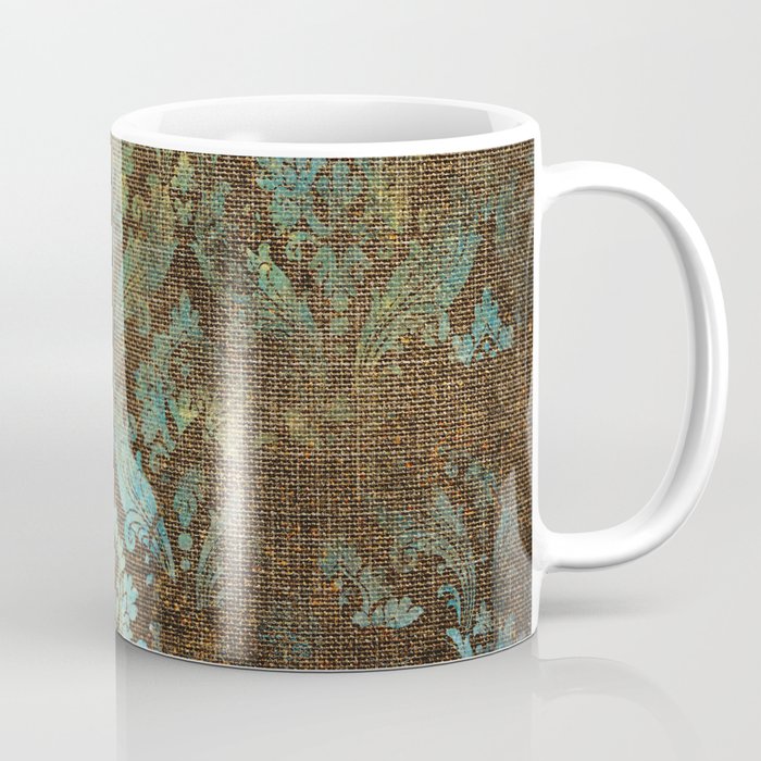 Aged Damask Texture 4 Coffee Mug