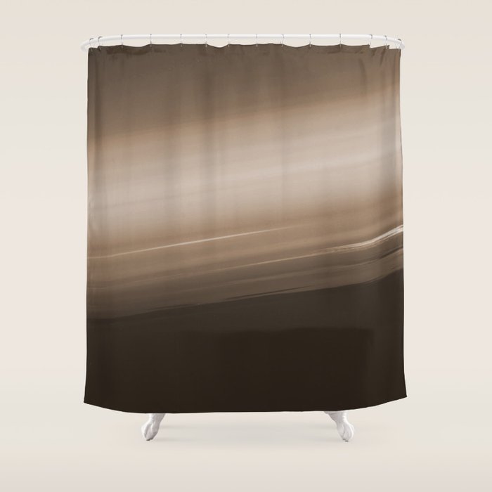 Sepia Brown Ombre Shower Curtain by Simply Chic by 2sweet4words Designs