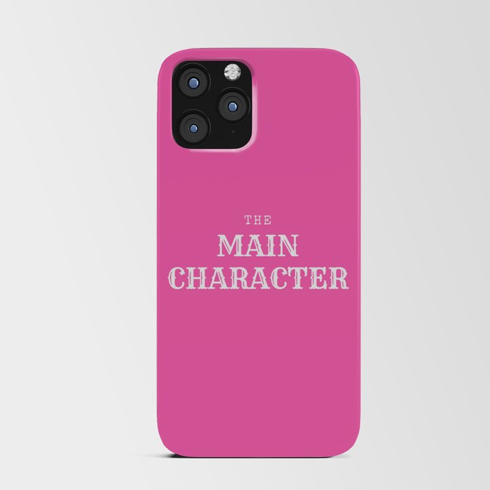 The Main Character Barbie Pink iPhone Card Case