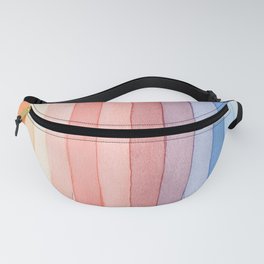 Painted stripes Fanny Pack | Rainbow, Colorful, Watercolor, Summer, Lgbt, Color Blocking, Stripes, Striped, Pride, Curated 