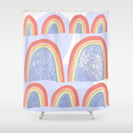 Silver Lining - Rainbow Shower Curtain