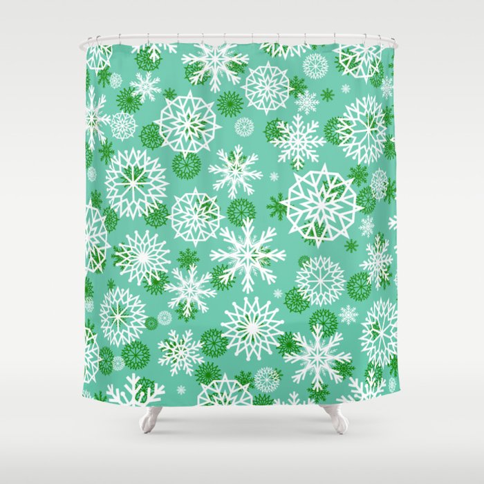 snow Shower Curtain