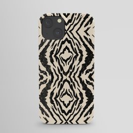 White Tiger Pattern iPhone Case
