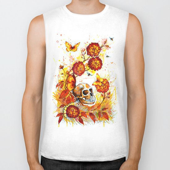 "Autumn sleep" Biker Tank