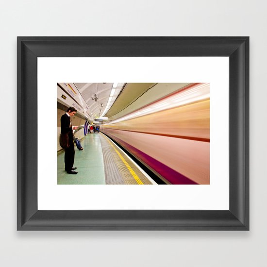 Mega-Whoosh Framed Art Print