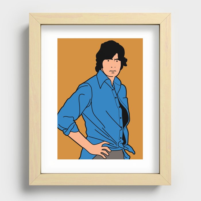 amitabh bachchan Recessed Framed Print