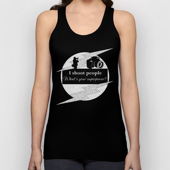 I Shoot People Unisex Tank Top