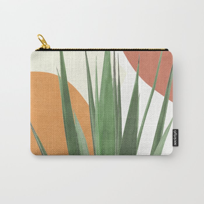 Abstract Agave Plant Carry-All Pouch