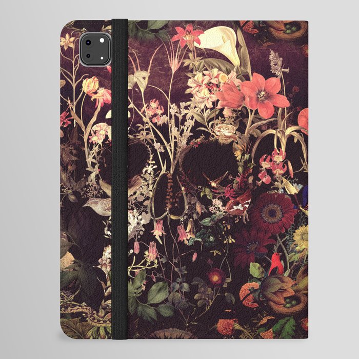 Bloom Skull iPad Folio Case