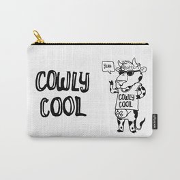 Cowly Cool Carry-All Pouch | Cool, Vache, Digital, Cow, Vachement, Drawing, Cowly 
