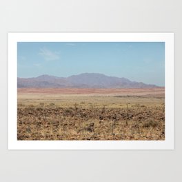 Colorful sand landscape in Africa | Travel photography |  Art Print